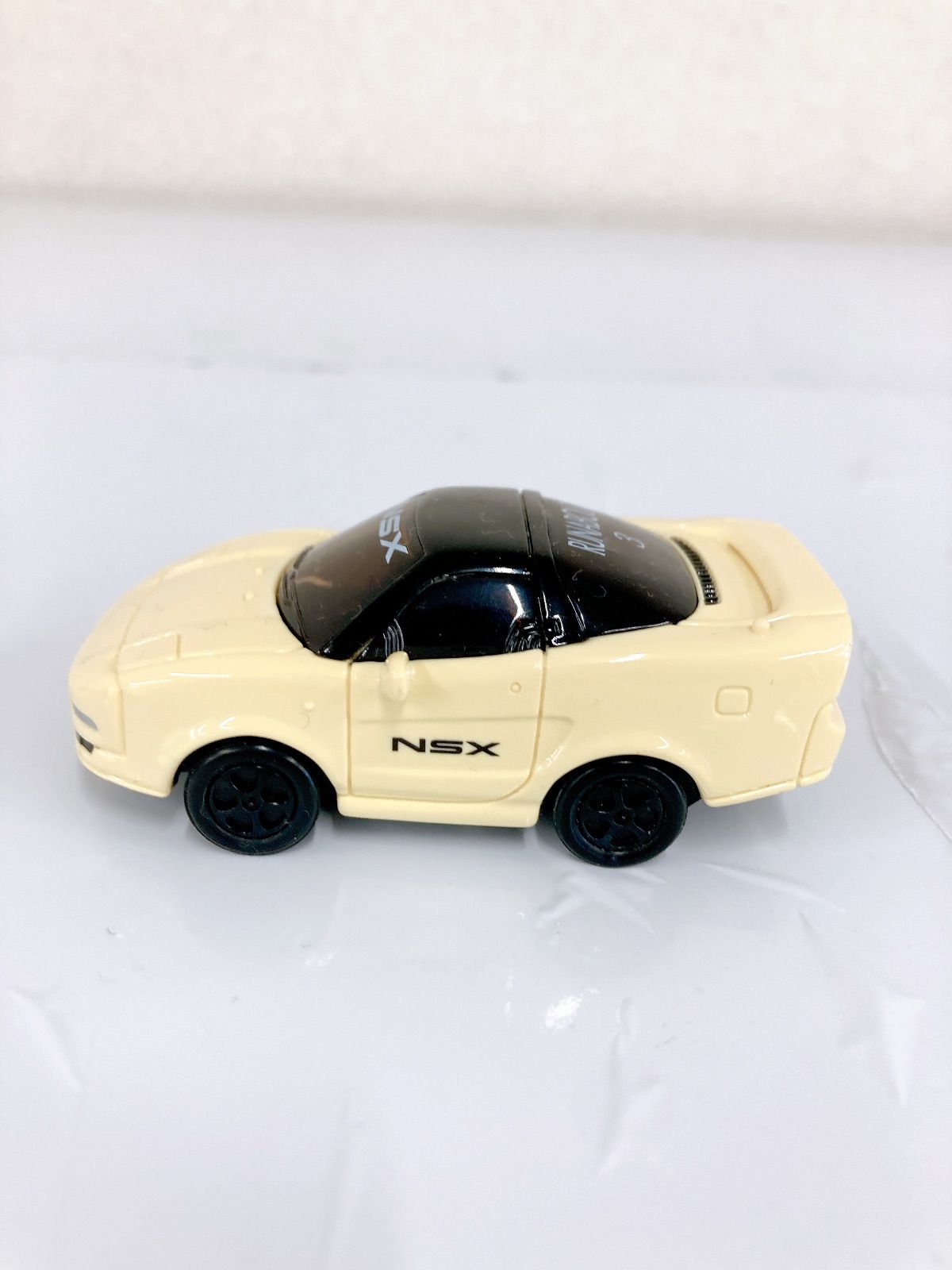 ○2 ミニカー セット NSX RUNABOUT 3 クリーム色 UCC 日産 ワークス