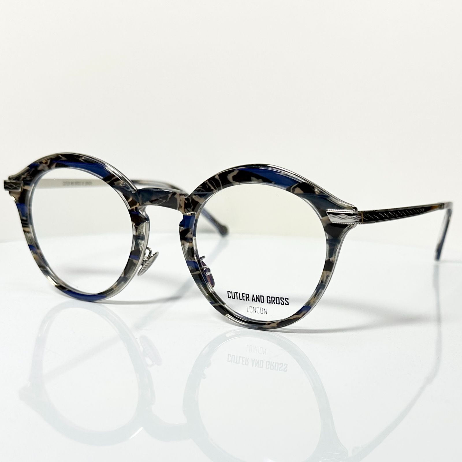 CUTLER AND GROSS M 1278 カトラー アンド グロス 英国ブランド メガネ ケース付き イタリア製 メガネ 小物 メンズ