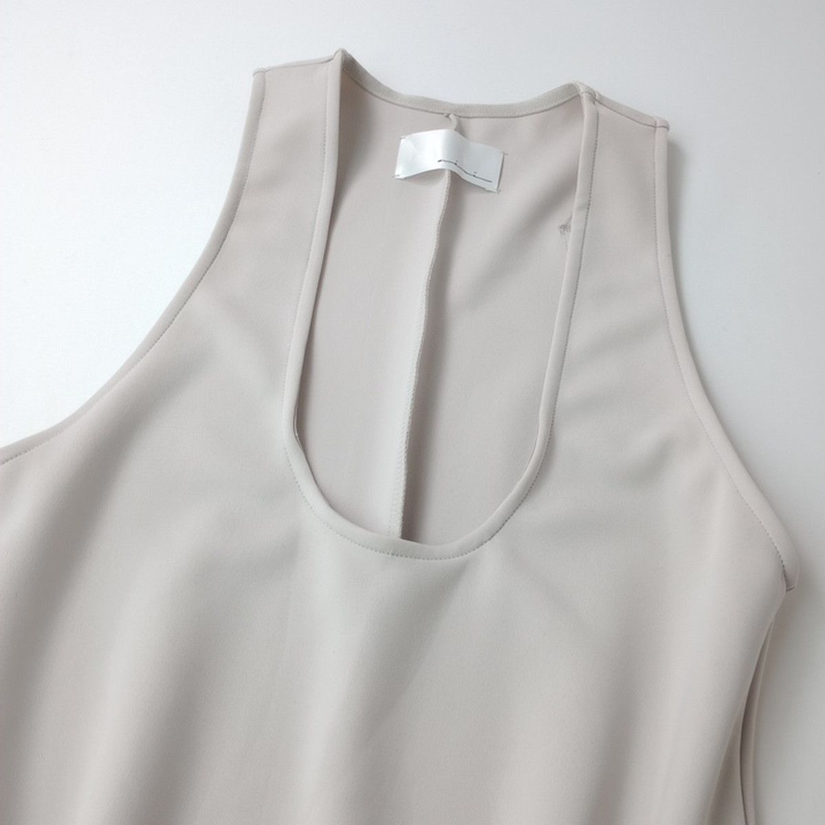 aere アエレ U-neck one-piece Uネックワンピース ロング ノースリーブ