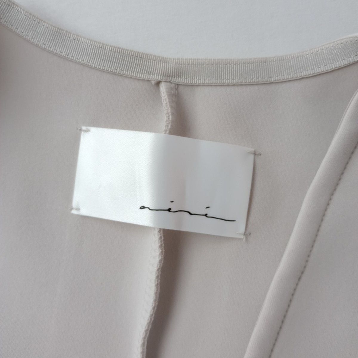 aere アエレ U-neck one-piece Uネックワンピース ロング ノースリーブ 