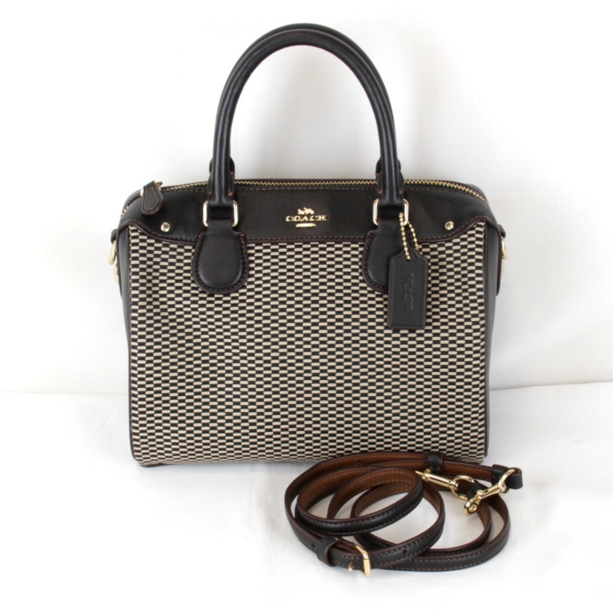 美品『USED』 コーチ 2way ミニボストンバッグ L1781-F57242