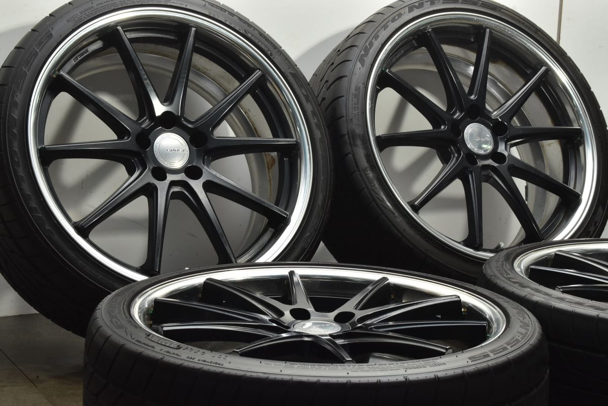 カスタム用に WORK グノーシス CV 201 20 in 8 5 J 40 9 45 PCD 114 3 ニットー 245 35 R アルファード ヴェルファイア エルグランド