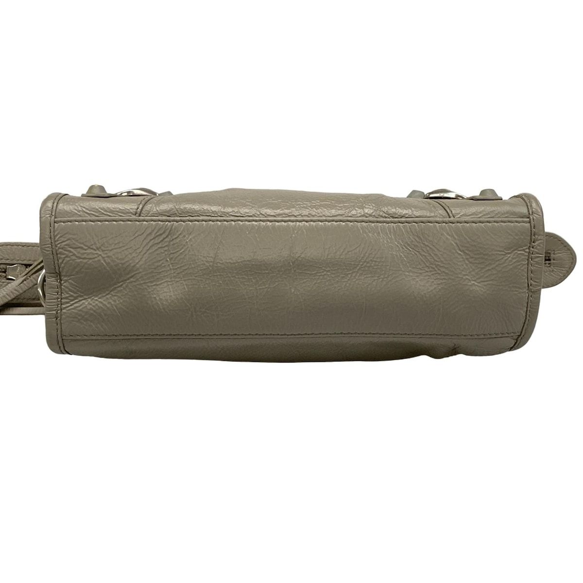 BALENCIAGA(バレンシアガ) ハンドバッグ - 300295 グレー レザー