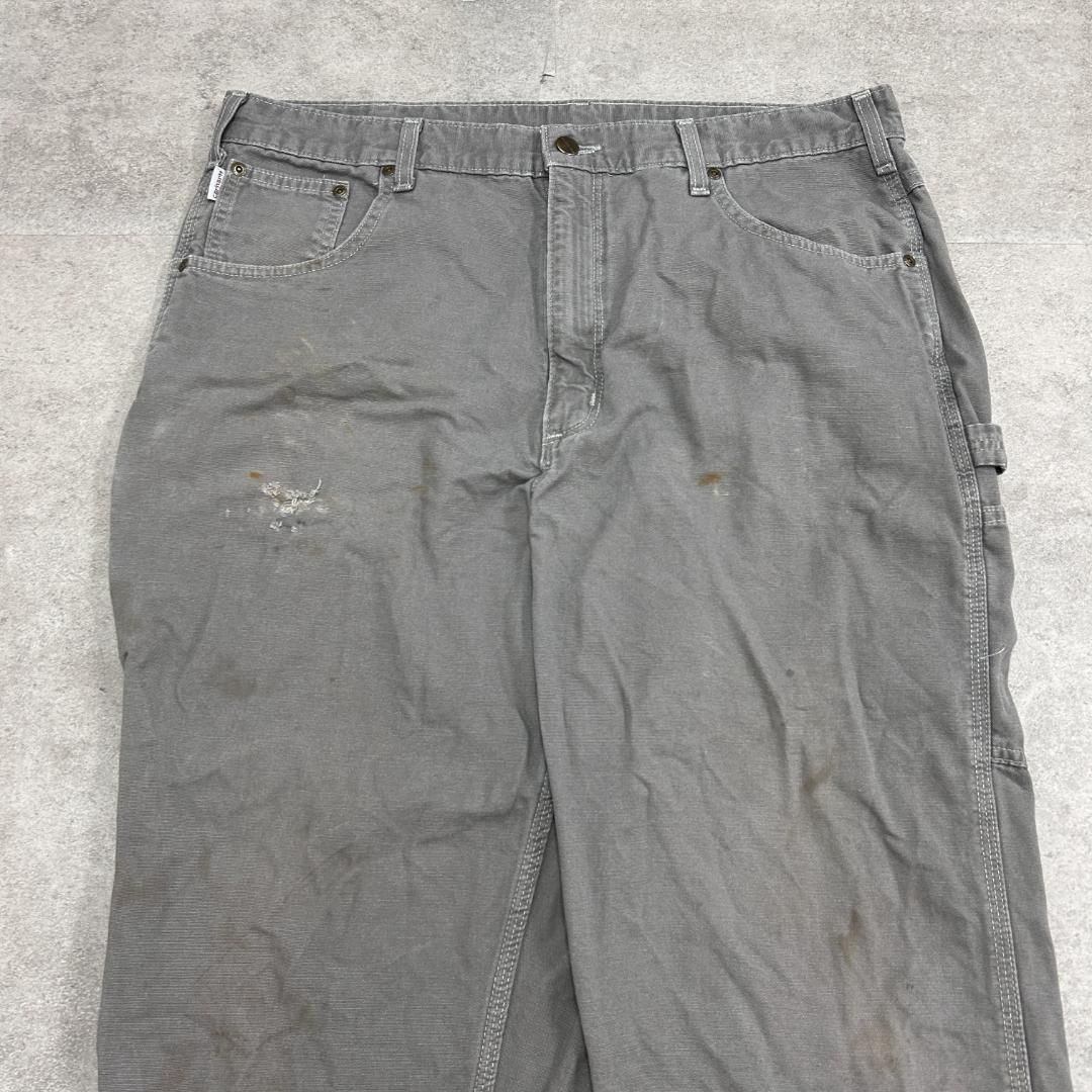 カーハート ダックペインターパンツ 古着 CHR チャコールグレー W38