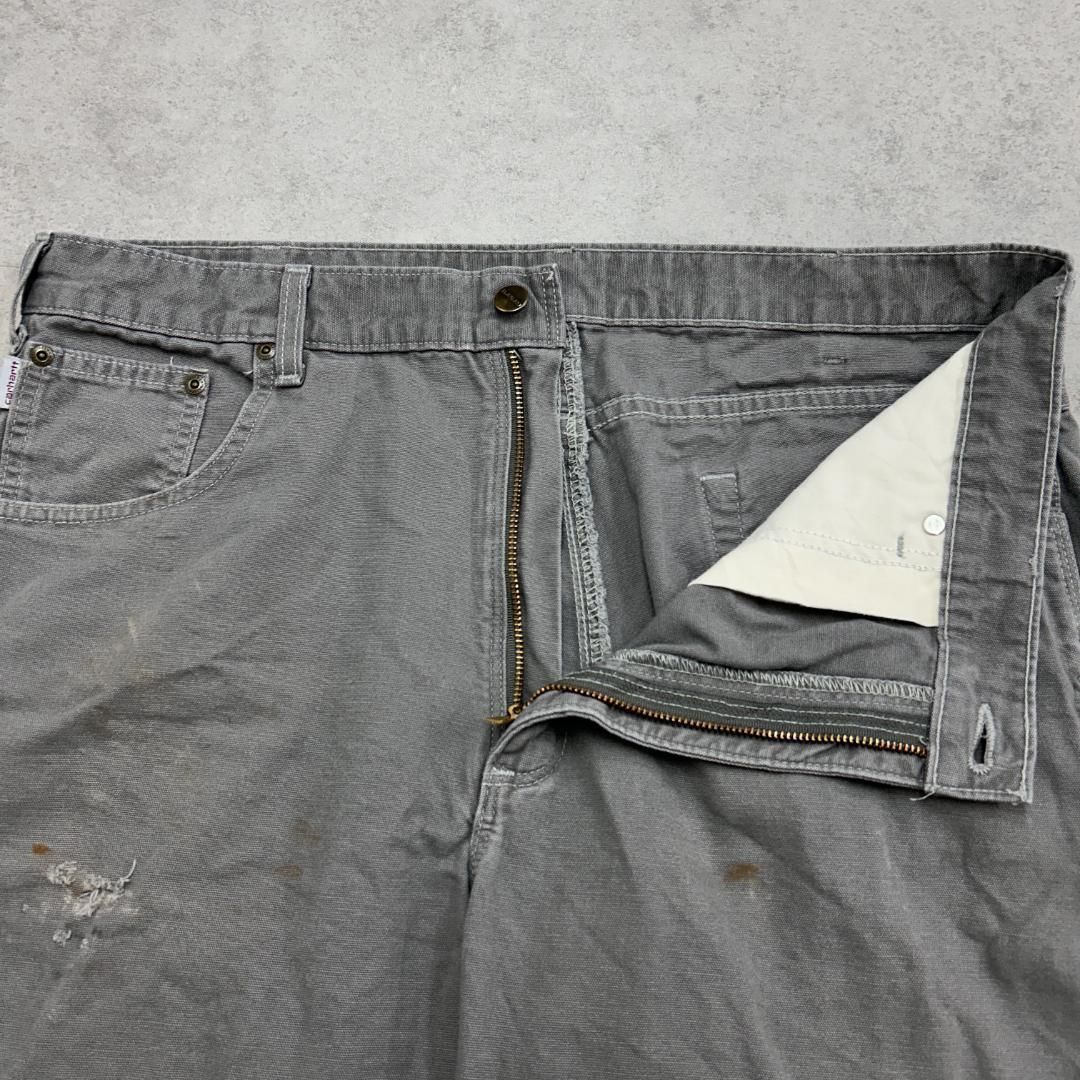 カーハート ダックペインターパンツ 古着 CHR チャコールグレー W38