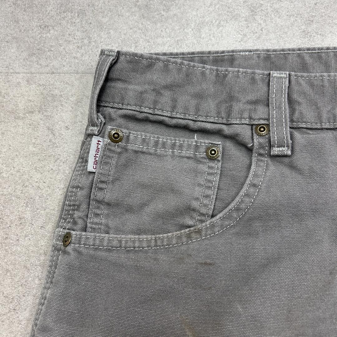 カーハート ダックペインターパンツ 古着 CHR チャコールグレー W38