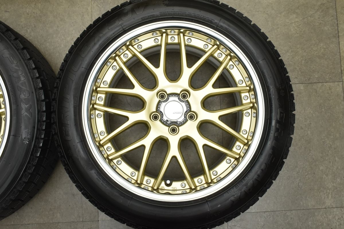 美品】WORK ランベックLM1 19in 8.5 +45 PCD114.3 グリップアイスX SUV