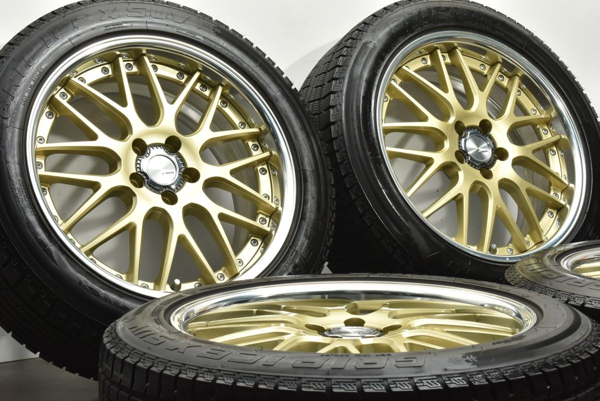 WORK ランベックLM 1 19 in 8 5 45 PCD 114 3 グリップアイスX SUV 225 55 R レクサスNX ハリアー RAV 4 CX レガシィアウトバック