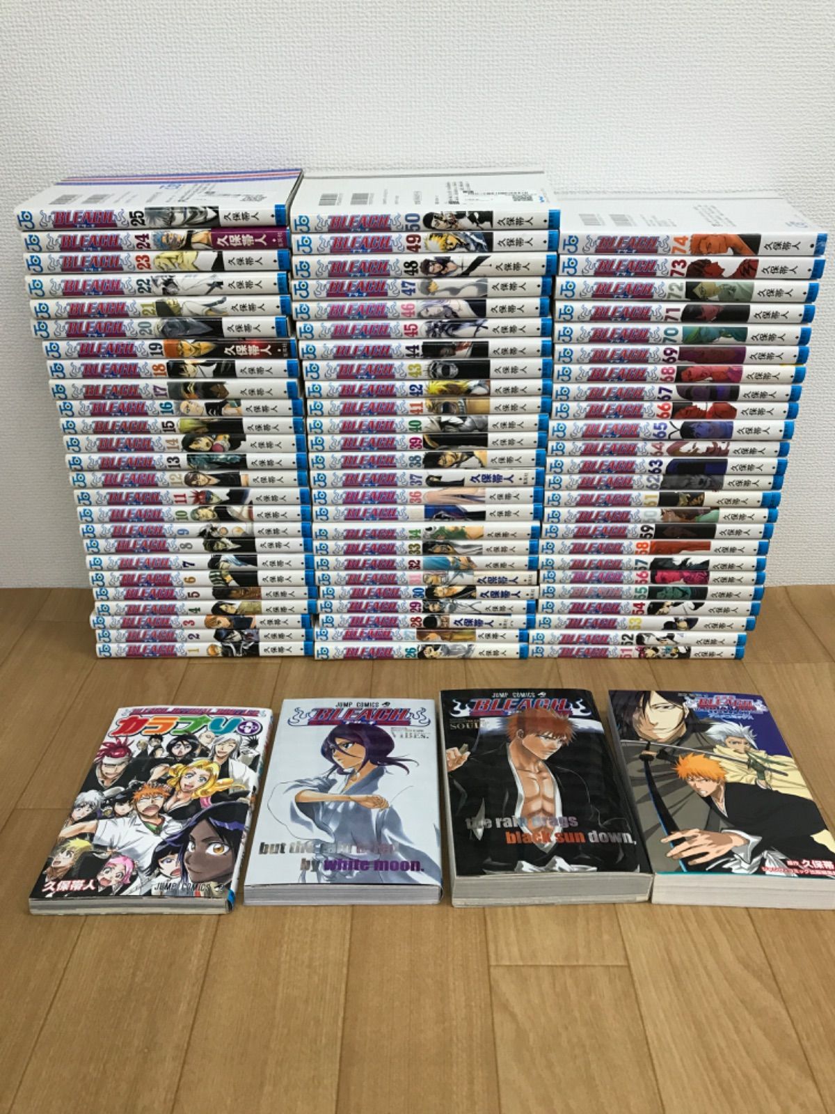 ☆①【未開封1冊】 BLEACH ブリーチ 1～74巻 全巻＋関連書籍4冊 計78冊