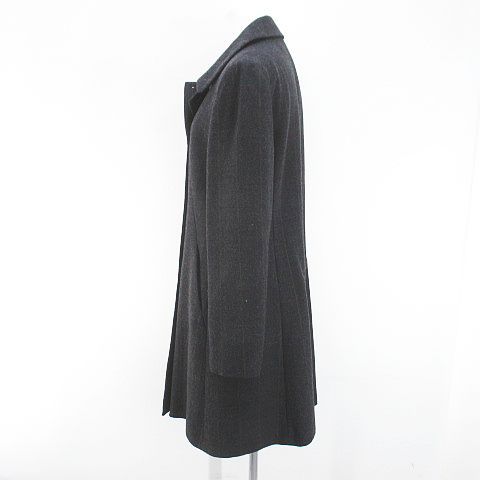 ミスクロエ miss chloe 格子柄 ピーコート ダブルブレストロングコート