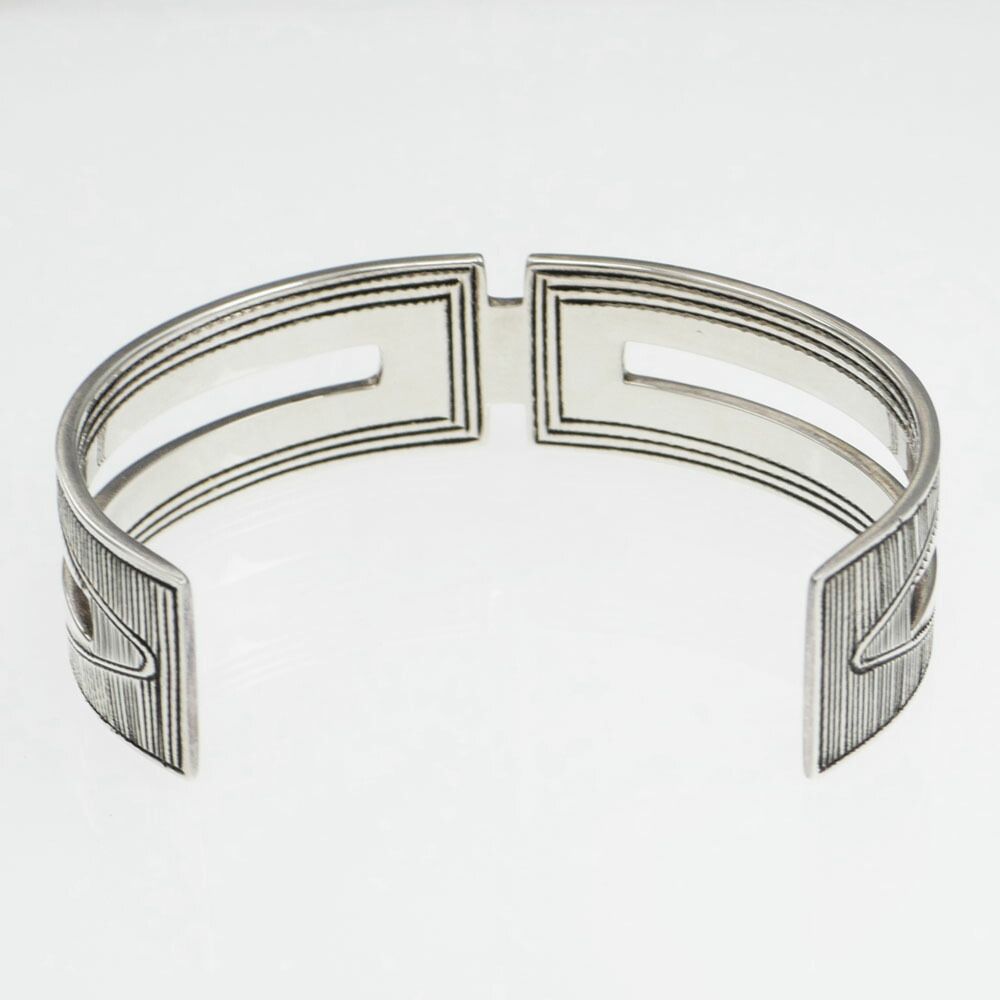 HERMES エルメス トゥアレグ バングル ブレスレット T5 シルバー 名東】エルメス ブレスレット トゥアレグ T5 Ag925 シルバー バングル