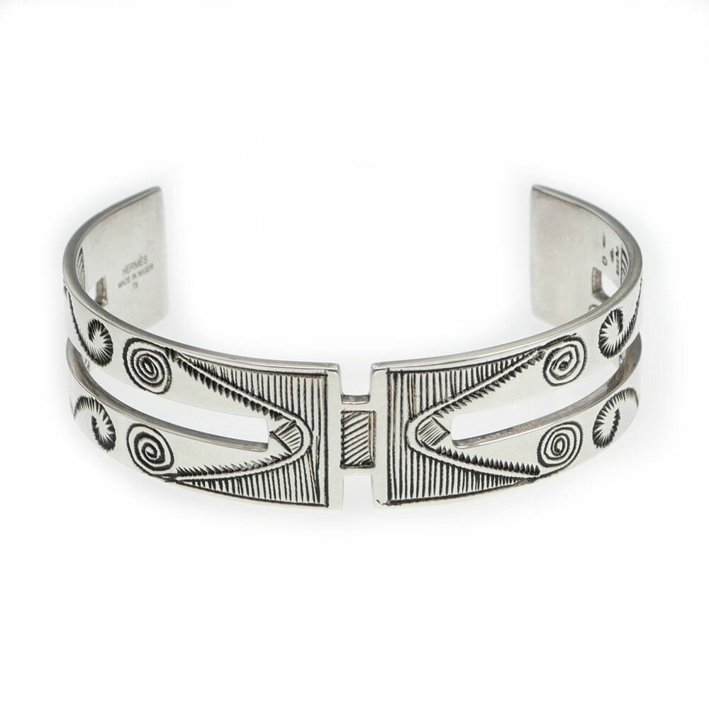 名東】エルメス ブレスレット トゥアレグ T5 Ag925 シルバー バングル