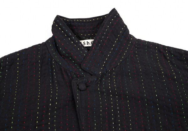 インド製 ASHA BY MDS 90s 総刺繍ジャケット ジップアップ 黒 アシャASHA BY MDS インドコットン刺し子ジャケット 濃紺M - メルカリ