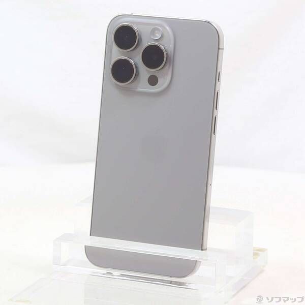 中古品〕 iPhone15 Pro 256GB ナチュラルチタニウム MTUF3J／A SIM