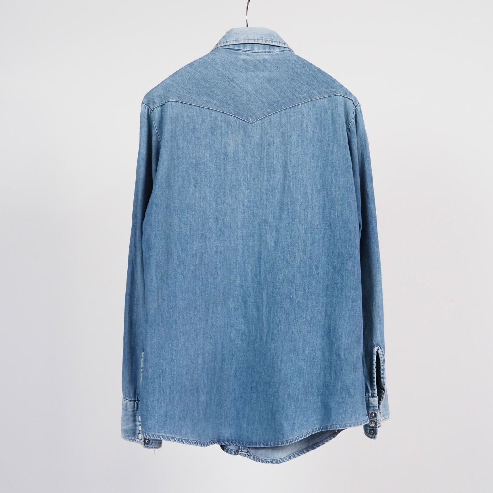 70 s BAR F Denim Western Shirt L デニムシャツ ヴィンテージ ウエスタン