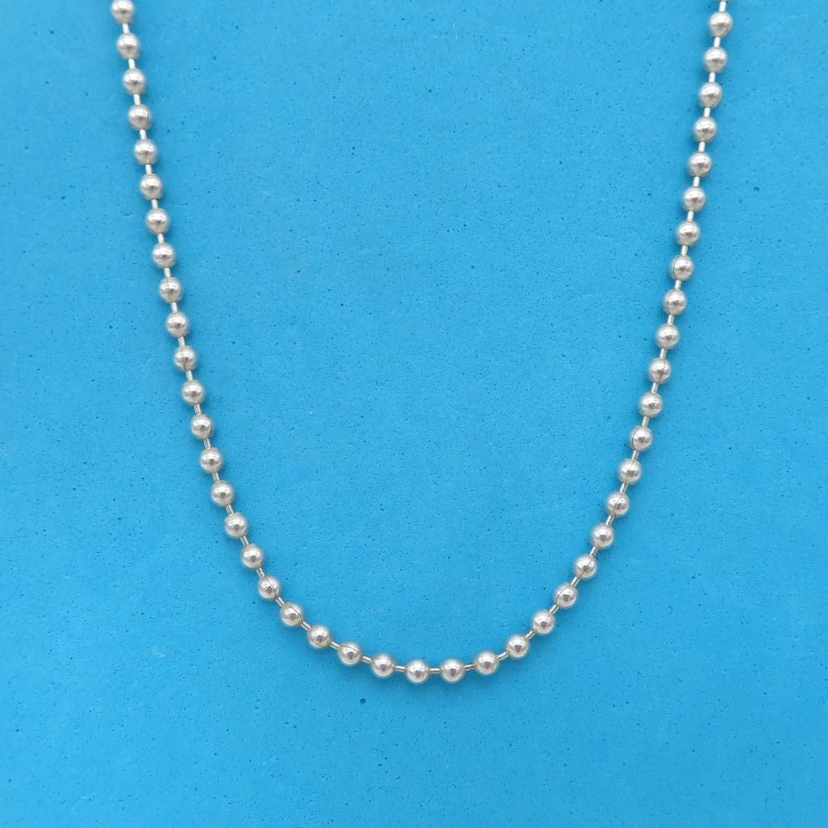 ファッション 美品 Tiffany&Co. ティファニー ロング ボールチェーン