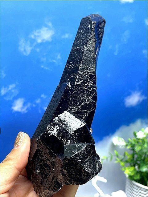 AAA級【魔除け】◇天然モリオン(黒水晶）クラスターB88C6/81C25C