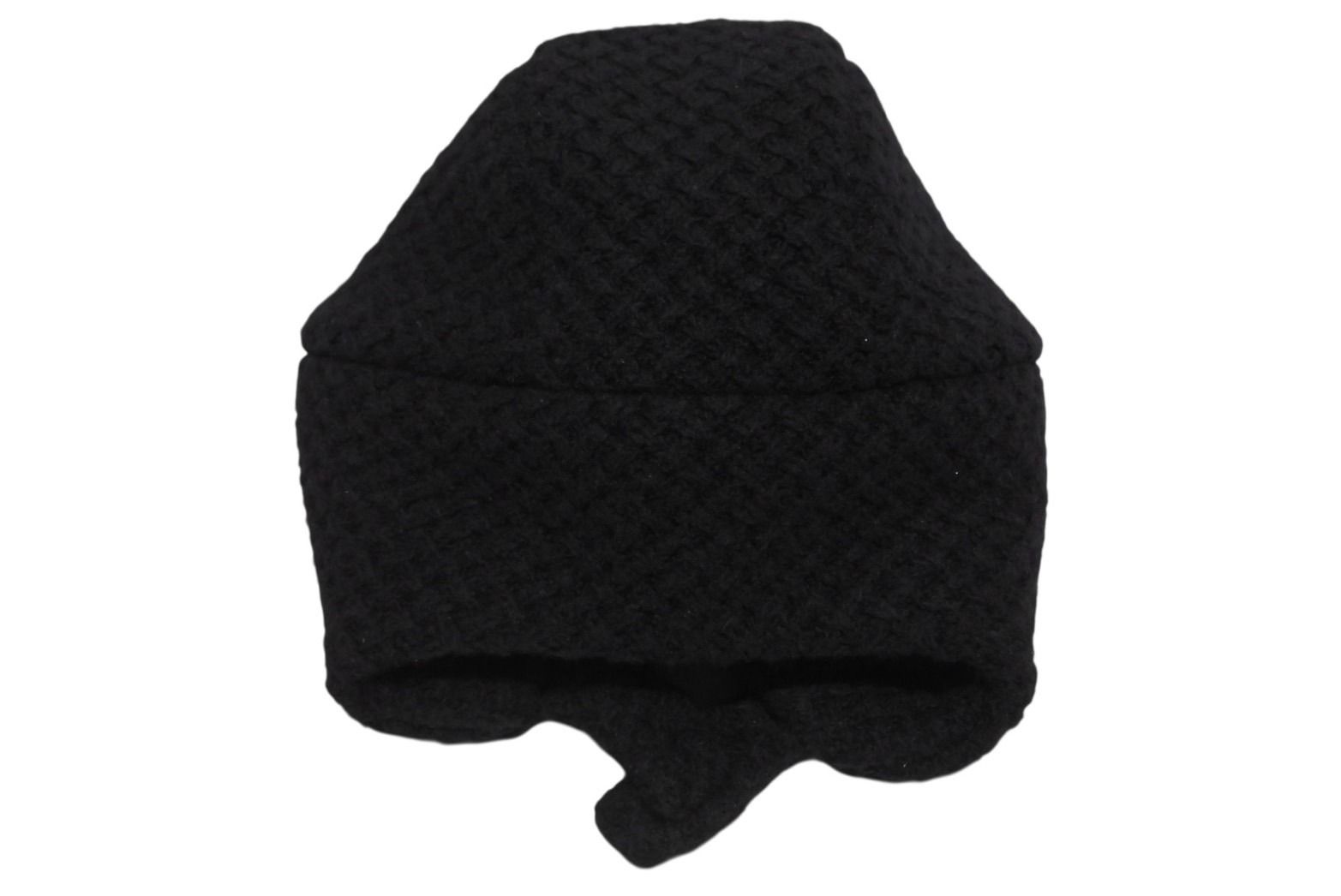  CHANEL シャネル ココ ネージュ フライトキャップ パイロットキャップ ブラック 25年フェイクファー スウェード 4 b 010303 フライトキャップ キャップ