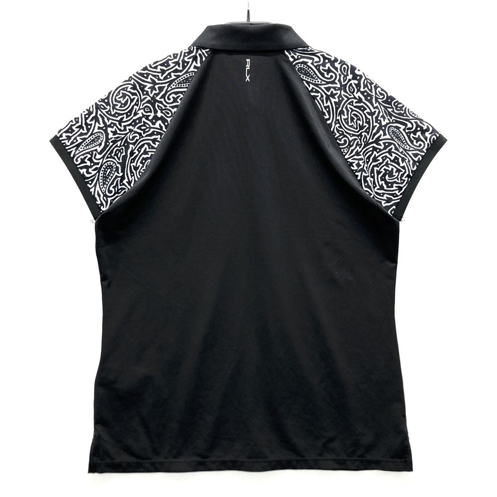 サイズ：S.P RLX ラルフローレン 半袖ポロシャツ 総柄 ブラック系