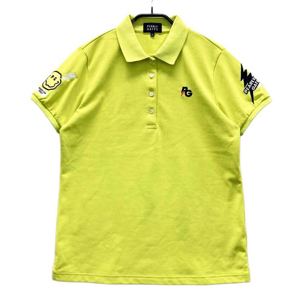 サイズ：2 PEARLY GATES パーリーゲイツ 半袖ポロシャツ ニコちゃん