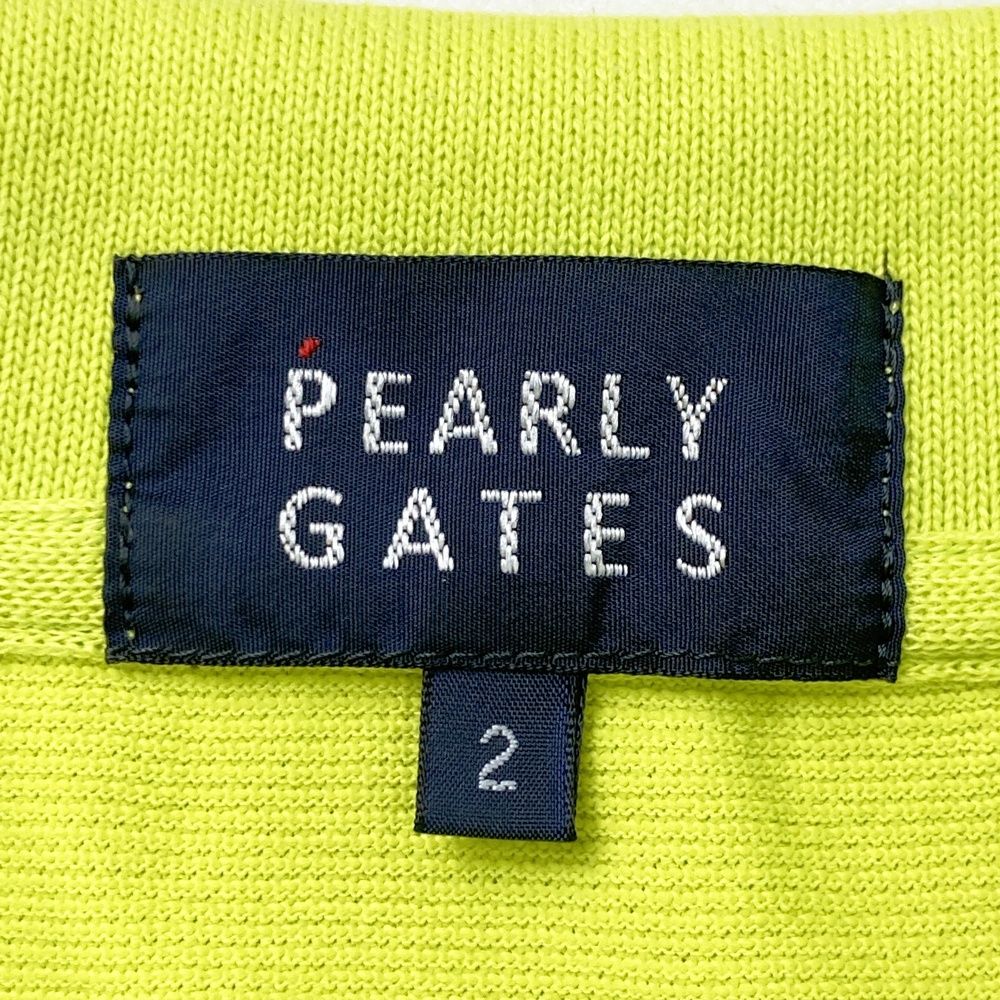 サイズ：2 PEARLY GATES パーリーゲイツ 半袖ポロシャツ ニコちゃん