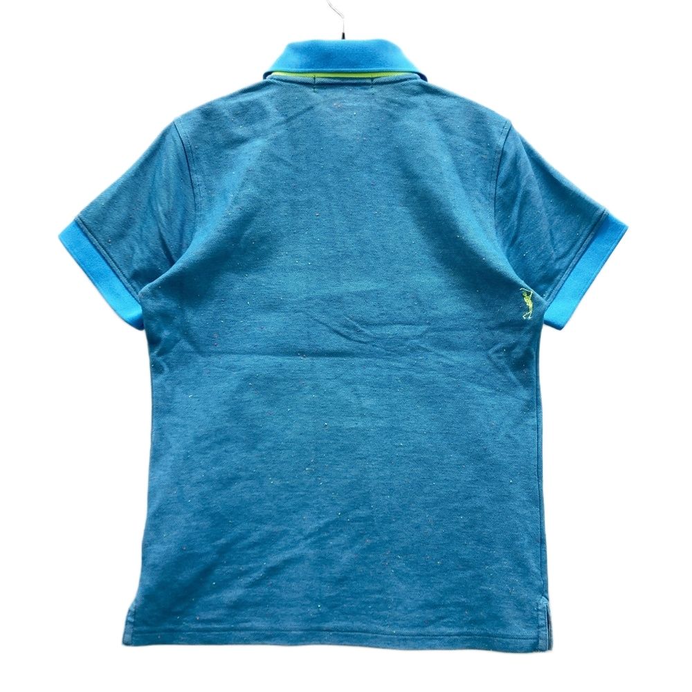 サイズ S MARK-LONA マークアンドロナ 半袖ポロシャツ ブルー系 ゴルフウェア レディース ストスト