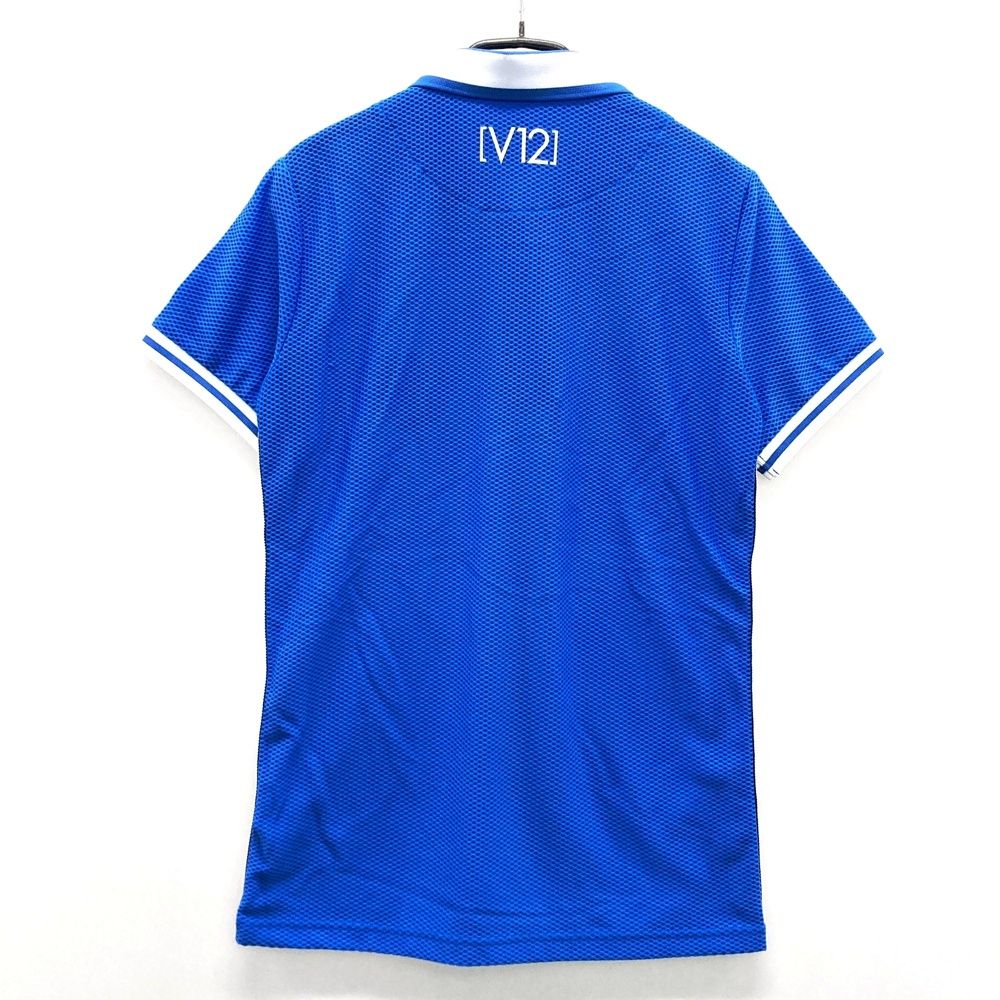 サイズ 2 V 12 ヴィトゥエルヴ 半袖ポロシャツ ブルー系 ゴルフウェア レディース ストスト