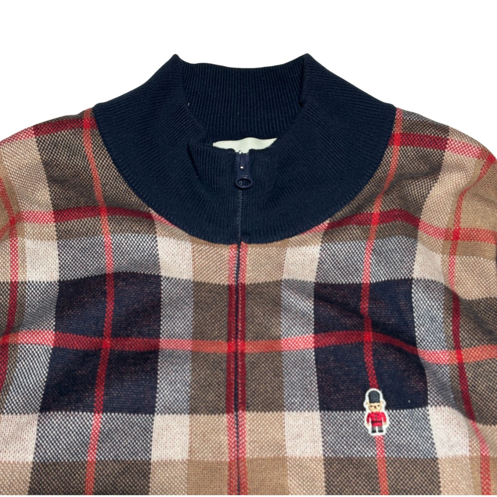 バッキンガムベア × MACKINTOSH PHILOSOPHY ジップアップカーディガン