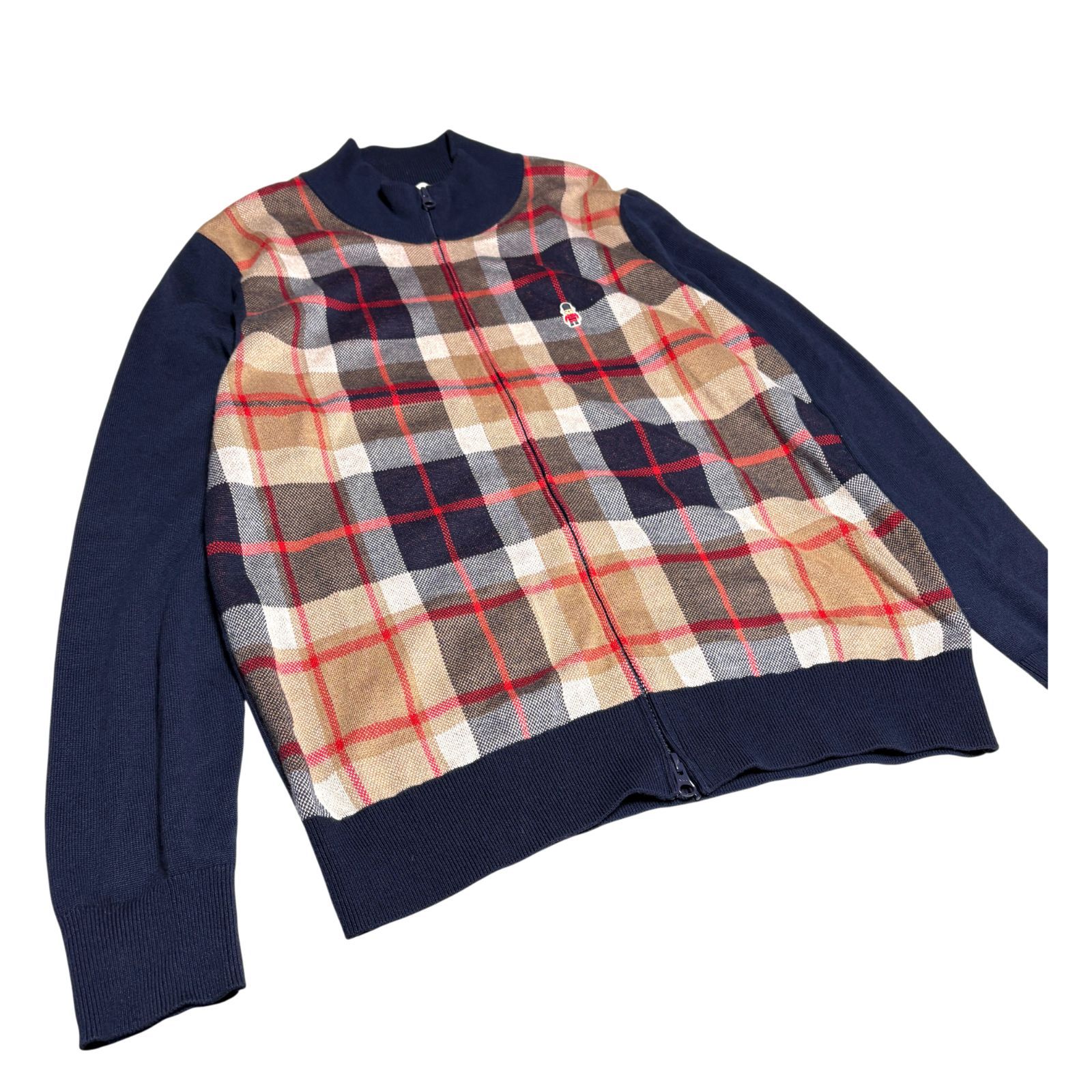 バッキンガムベア × MACKINTOSH PHILOSOPHY ジップアップカーディガン