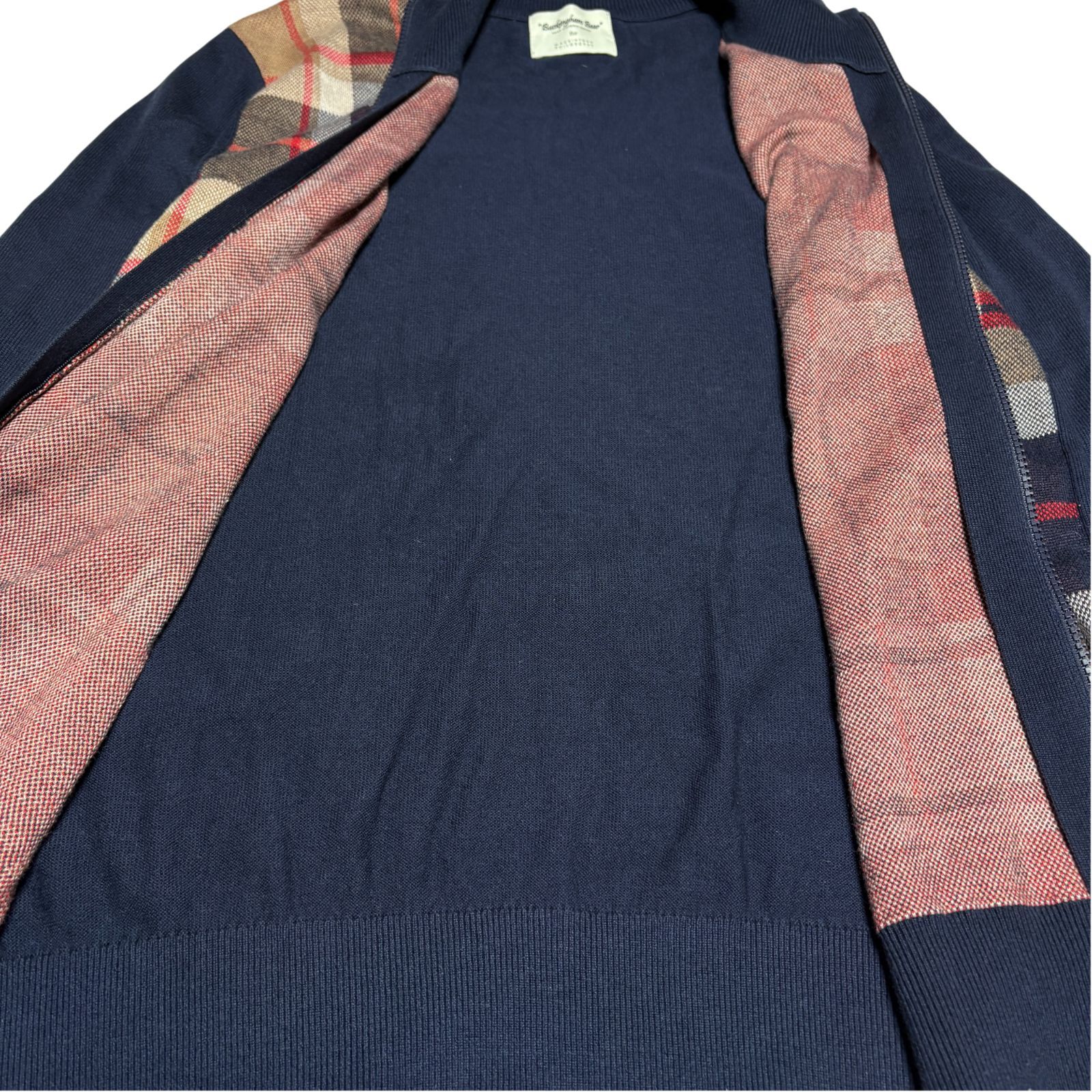 バッキンガムベア × MACKINTOSH PHILOSOPHY ジップアップカーディガン
