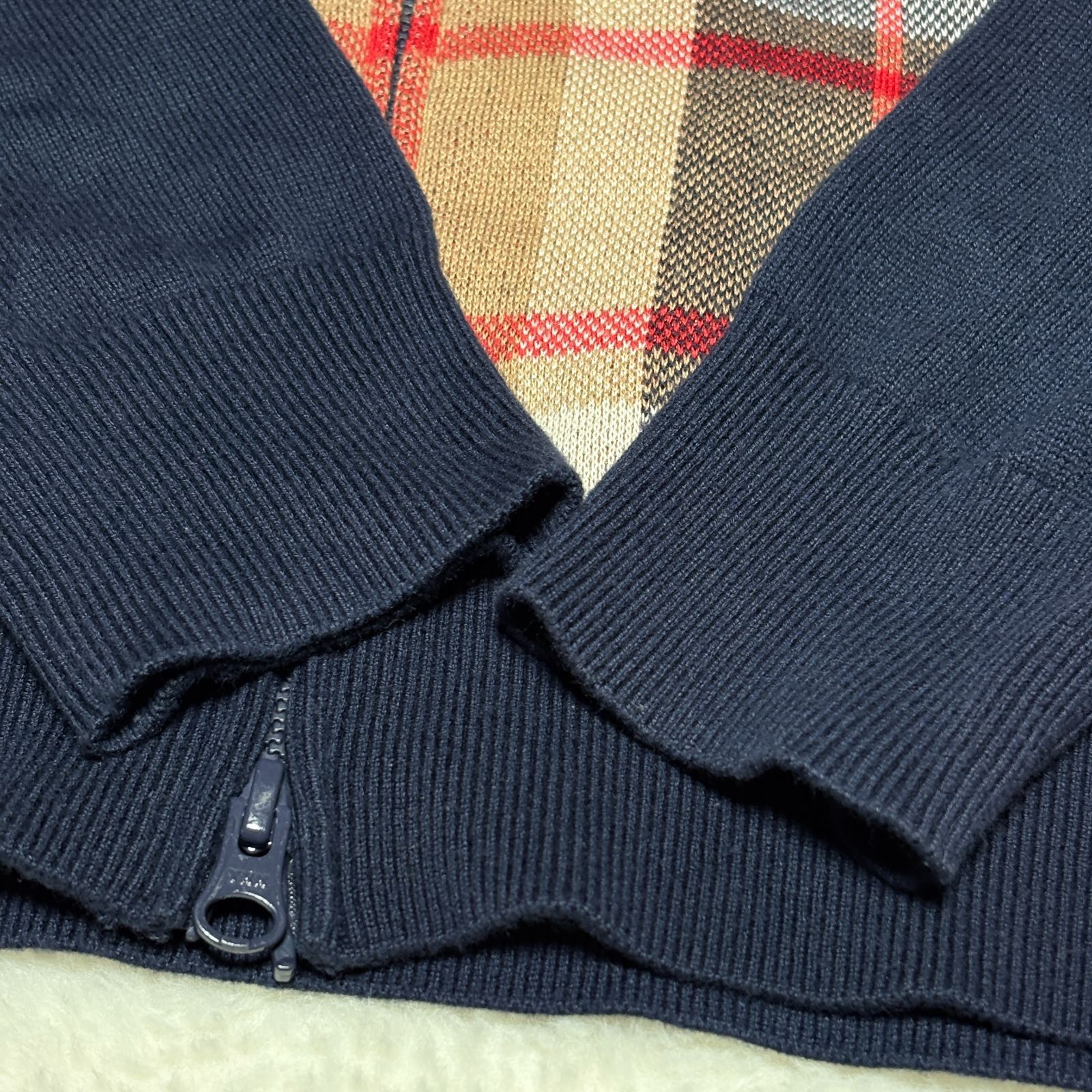 バッキンガムベア × MACKINTOSH PHILOSOPHY ジップアップカーディガン