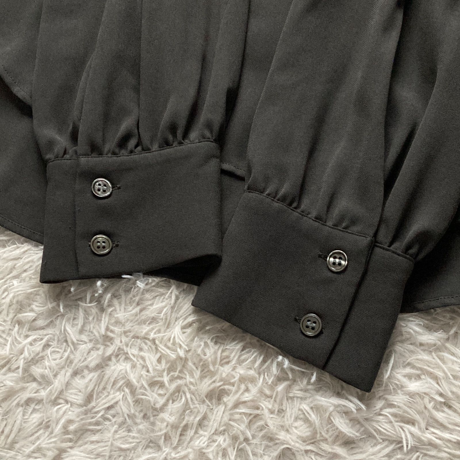 良品 Theory luxe セオリーリュクス 極上 とろみブラウス 長袖 ロング