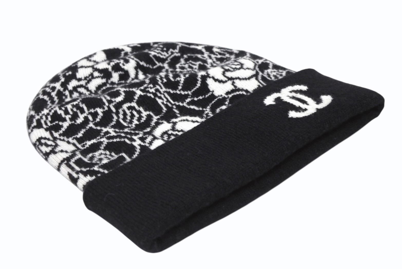 CHANEL シャネル ニットキャップ ビーニー カメリア AA9508B14321 ココ