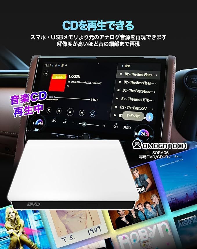 車用CDプレーヤー ディスプレイオーディオ