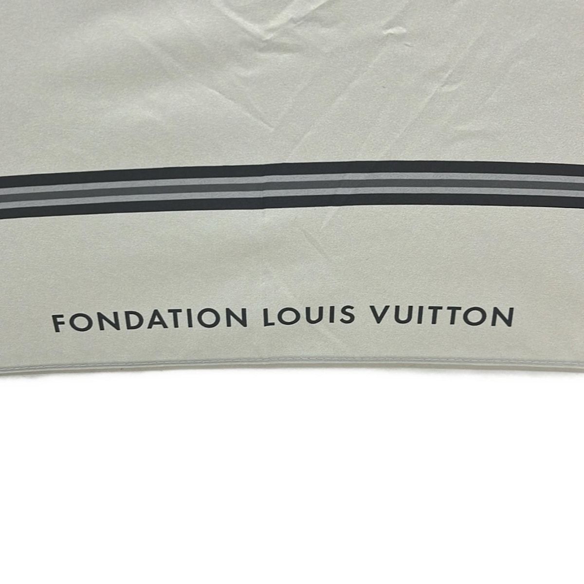 LOUIS VUITTON(ルイヴィトン) 折りたたみ傘 - ライトグレー×黒×マルチ