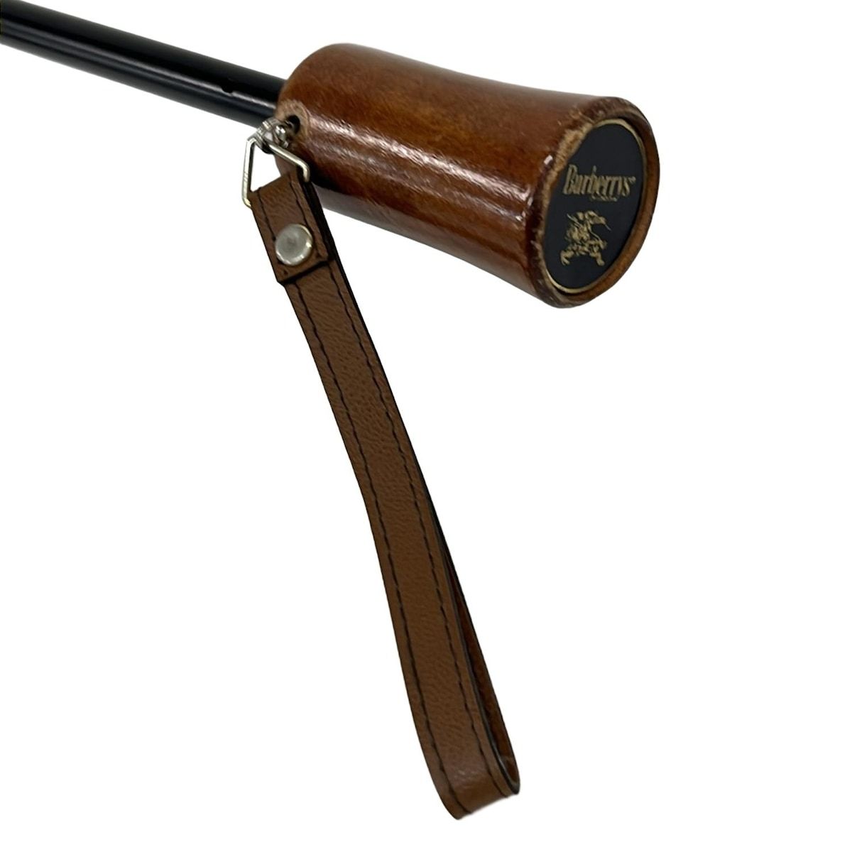 Burberry s バーバリーズ 折りたたみ傘 ダークネイビー シルバー レッド チェック柄