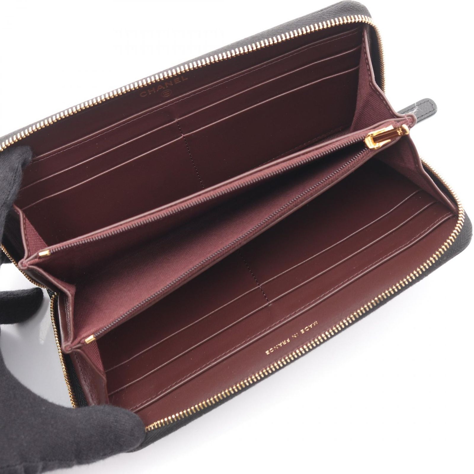 CHANEL シャネル クラシック ロング ジップ ウォレット マトラッセ