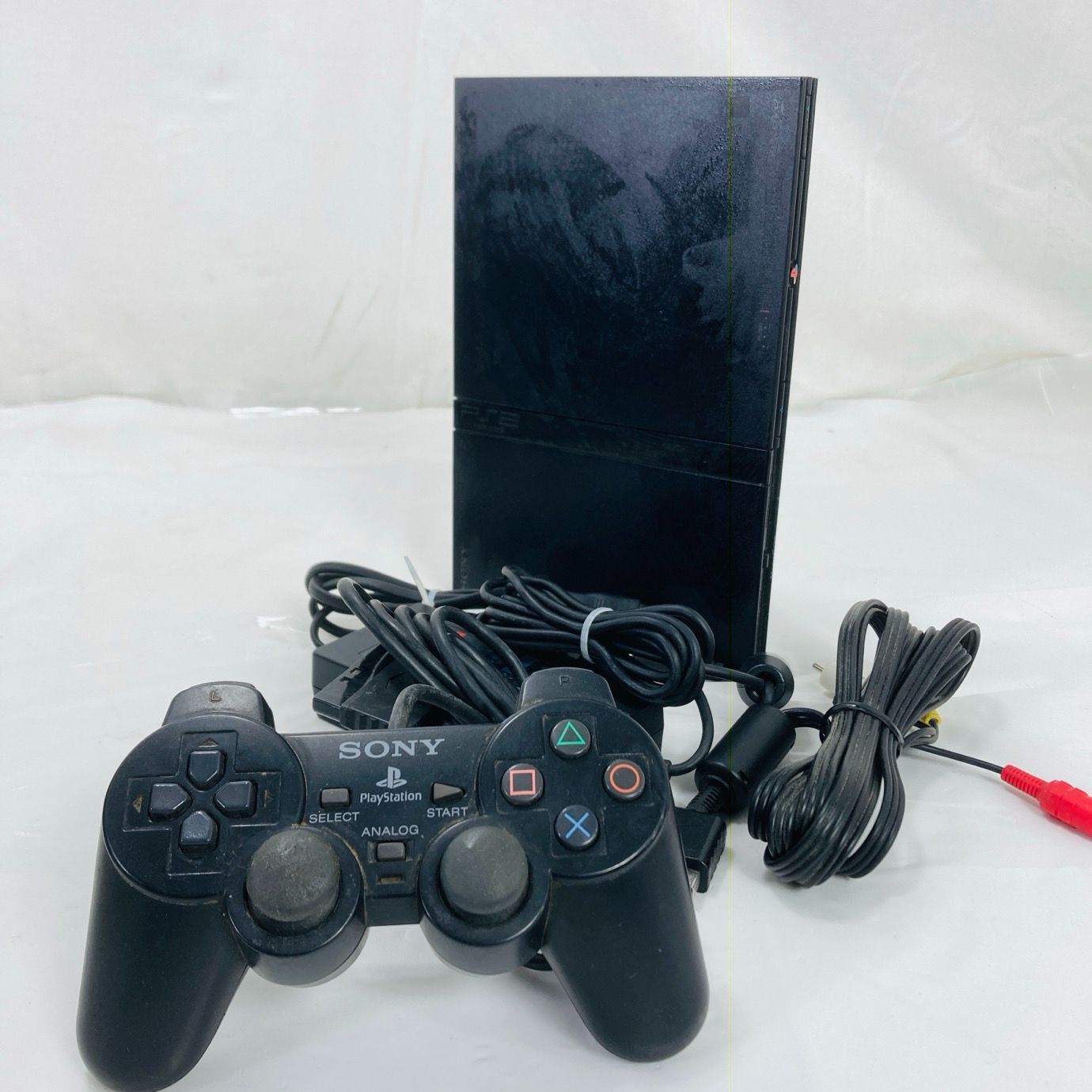 PS2 薄型 プレステ2 プレイステーション2 本体 コントローラ 一式 