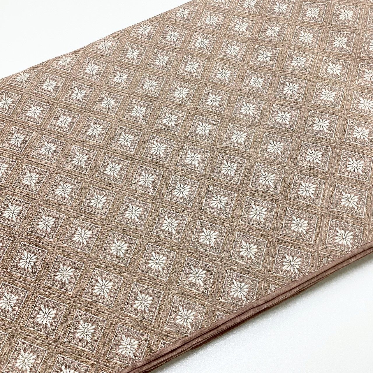 6208］袋帯 花菱文様 六通 正絹 着物 フォーマル - メルカリ