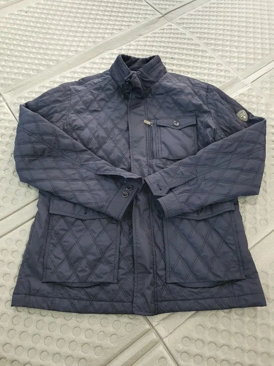 JDX メンズ キルティング ジャケット ネイビー