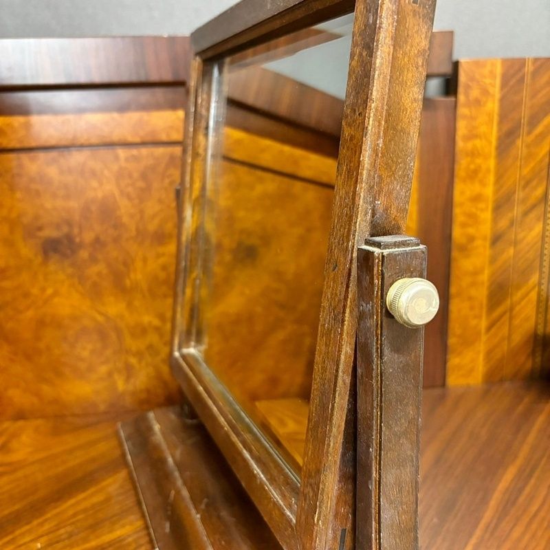 ヴィンテージ 松本民芸家具 置鏡 高さ31cm 卓上ミラー 小鏡台 水目桜