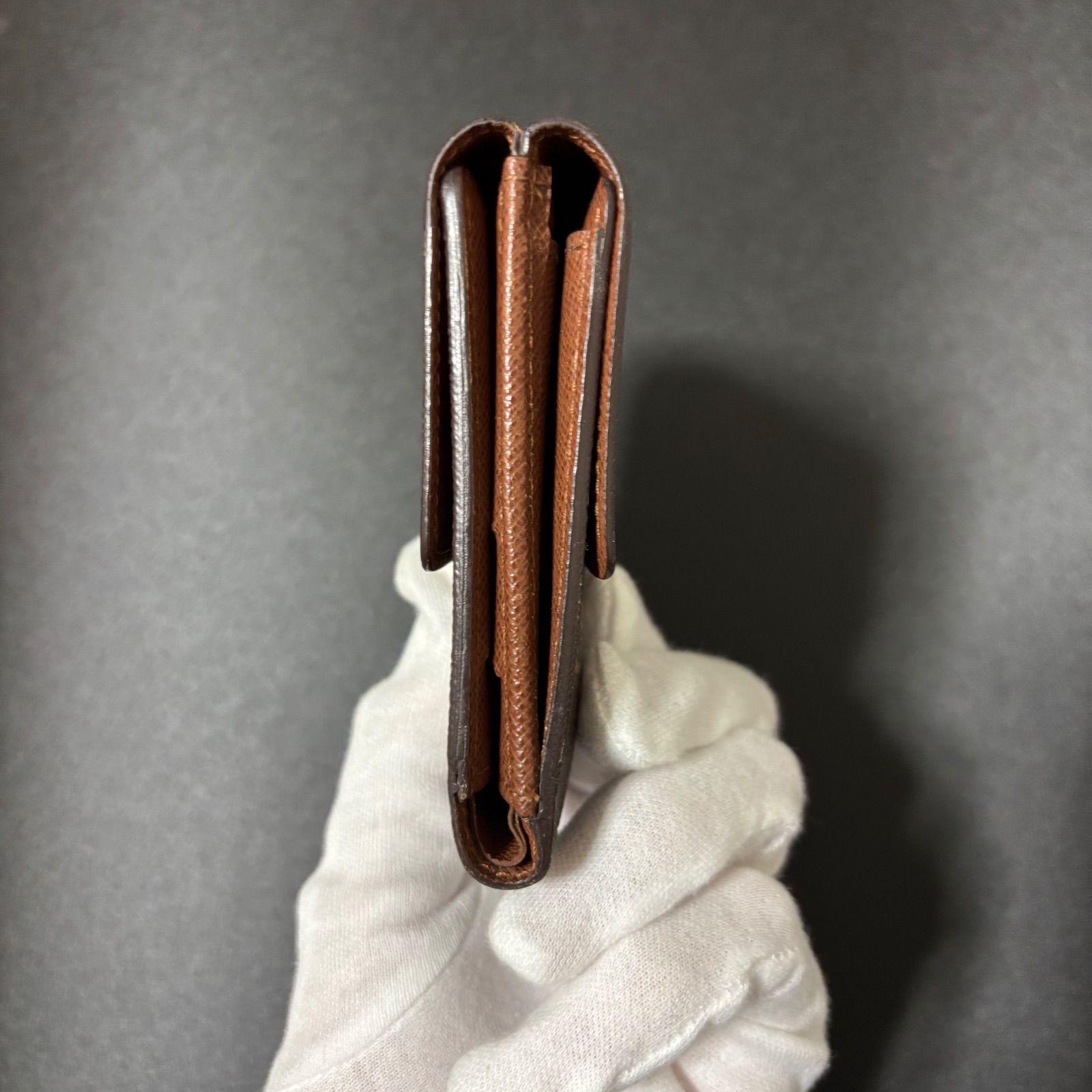 美品 ルイヴィトン ポルトモネ カルトクレディ Wホック 財布 エリーズ 鑑定済み ルイヴィトン ポルトモネ カルトクレディ エリーズ