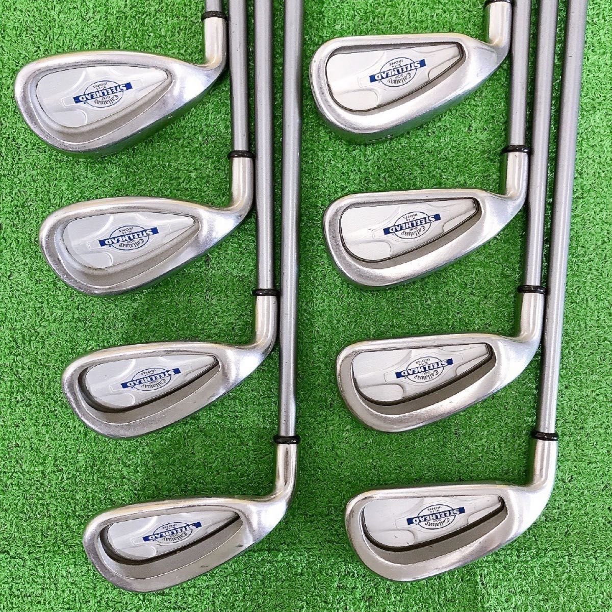 キャロウェイ スチールヘッドX-14 レフティ アイアン8本セット メンズゴルフ ツ21☆キャロウェイスチールヘッド X-14 8本レフティアイアンセット US