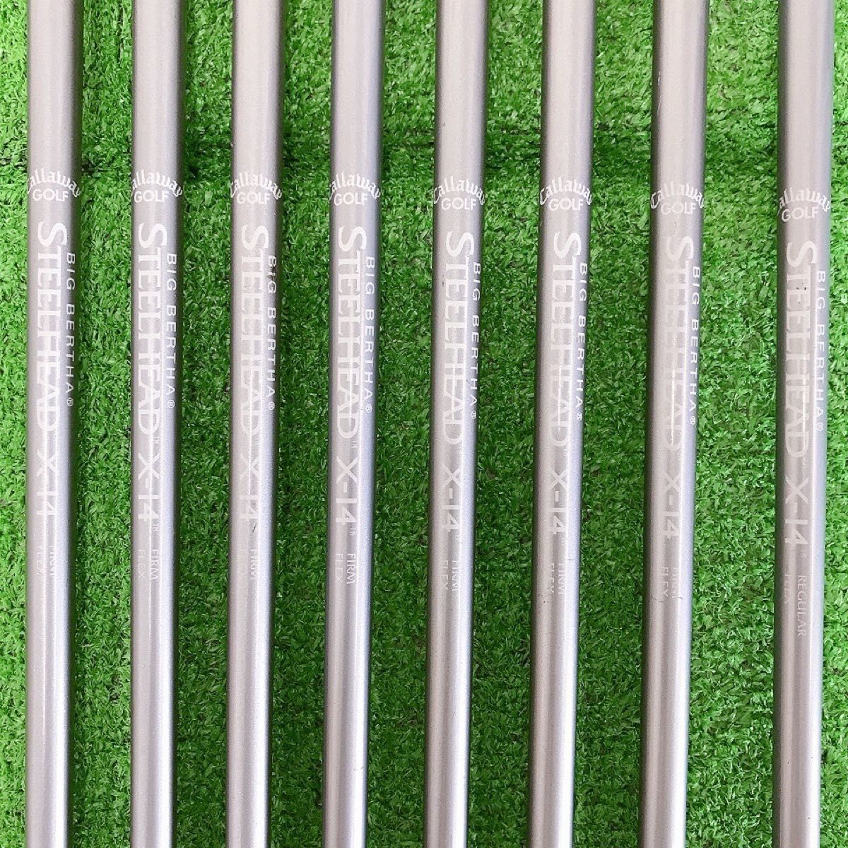 ツ21☆キャロウェイスチールヘッド X-14 8本レフティアイアンセット US