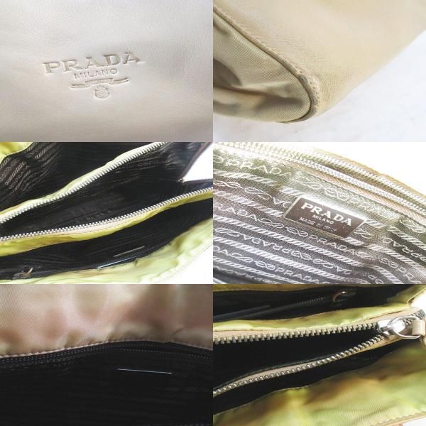 プラダ PRADA B5564 NAPPA CIPRIA トートバッグ ベージュ コンビ