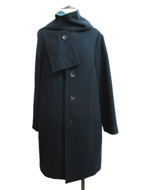 CRESCENT DUO クレッシェントデュオ コート マフラー付 ウール 毛