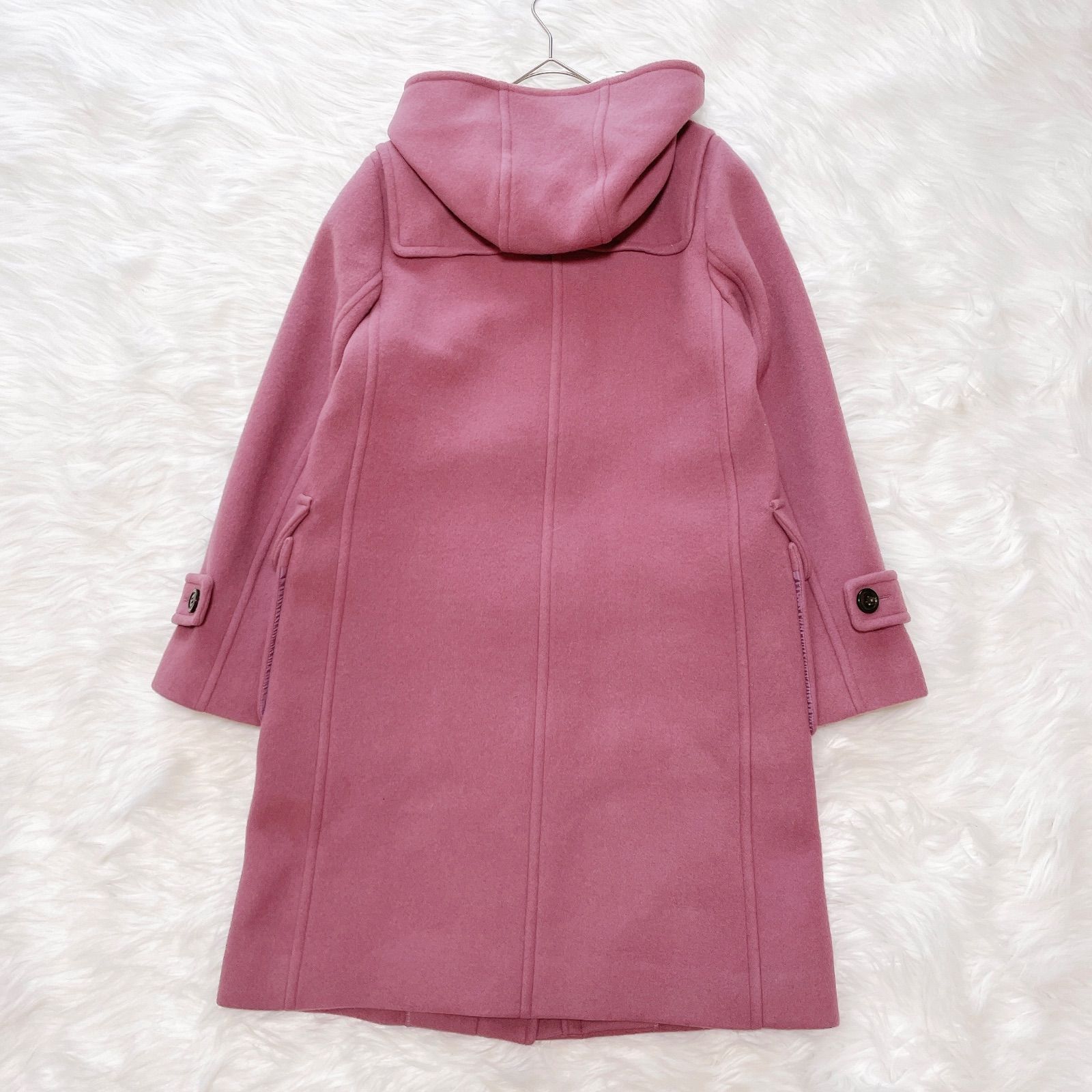 ブルーレーベル 水牛トグル メガチェック バイルメルトン ダッフル