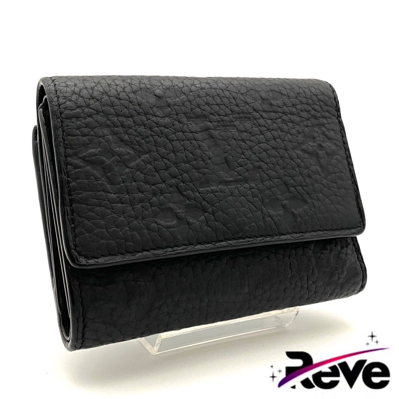 ルイヴィトン モノグラム トリヨン ポルトフォイユ パイロット 三つ折り財布 ブラック