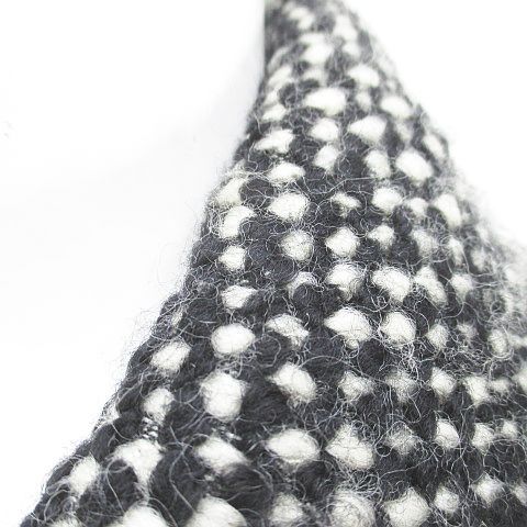 マルニ MARNI ステンカラーコート ニットコート 比翼 38 黒系 ブラック  