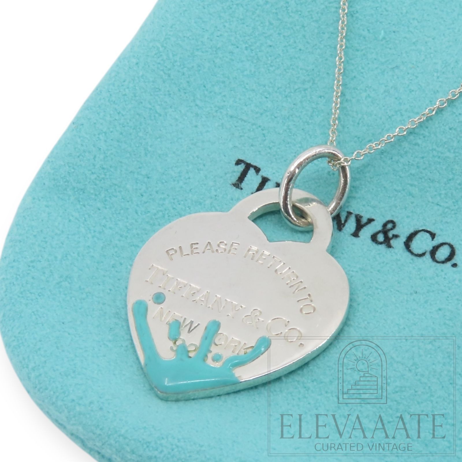 希少 美品 Tiffany&Co. ティファニー リターントゥ ラージ ハート